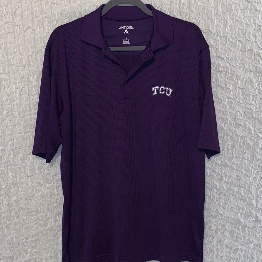 Tcu Collared Button Down